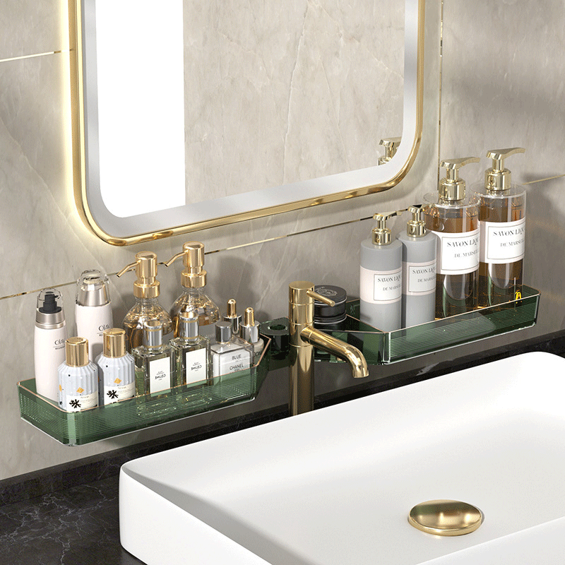 Wall-Mounted No-Punching Corner Shelf,Corner Shower Shelf, Strong Adhesive Shelf, Neat Shower Storage and Soap Holder
