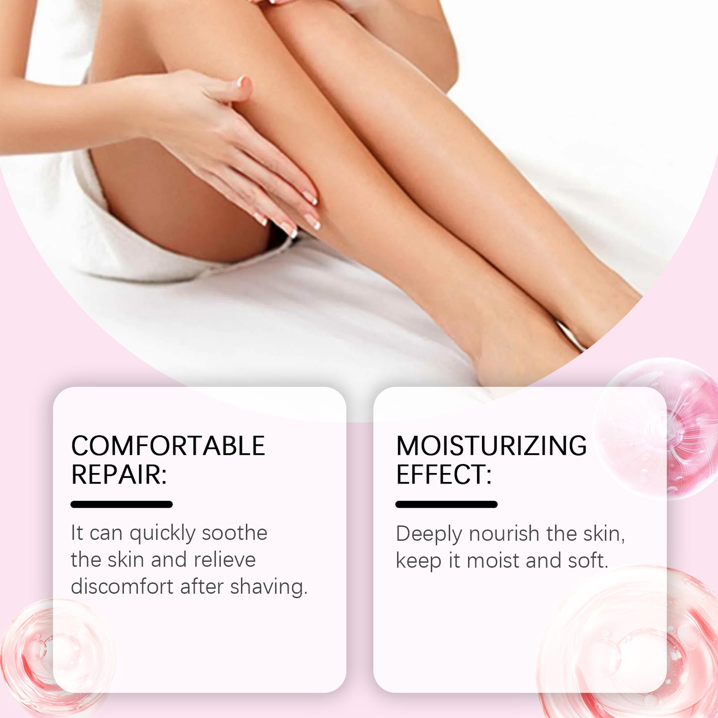Strawberry Scent After Shave Oil for Women, Care for Deep Moisturizing and Exfoliating Suitable for All Skin with 40ml/1.35oz